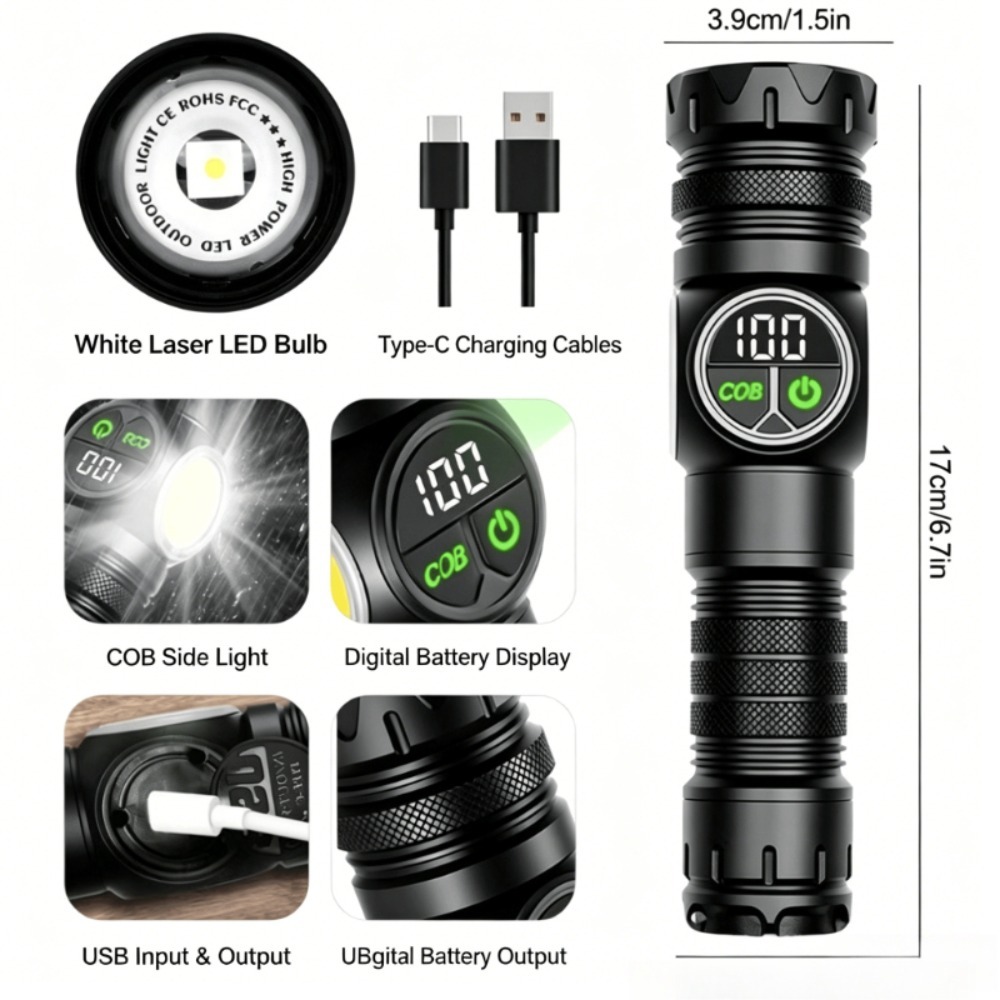 White Light LED Flashlight Typ - Outdoor Lighting Repair 评论和价格