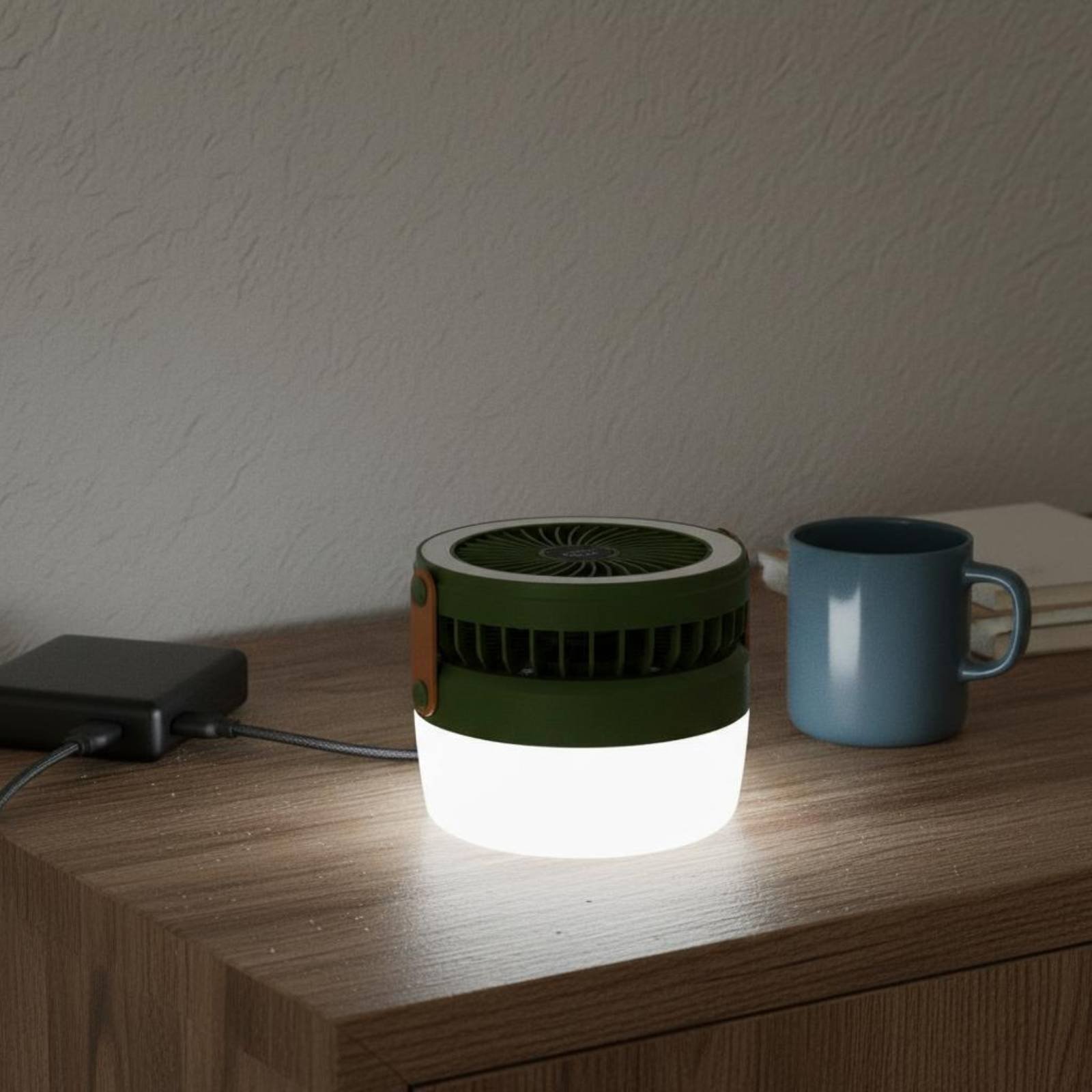 Solar Camping Fan Lantern Fold - Outdoor Lighting Design 评论和价格