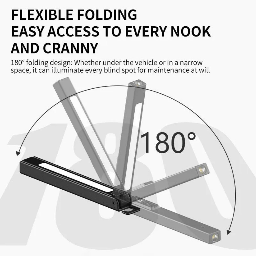 Magnetic 180° Folding Work Lig - Outdoor Lighting Repair 评论和价格