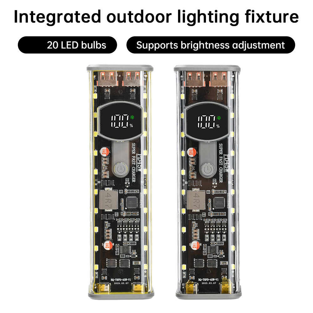 8×18650 Battery Case, PD 22.5W - Outdoor Lighting Battery Operated 评论和价格