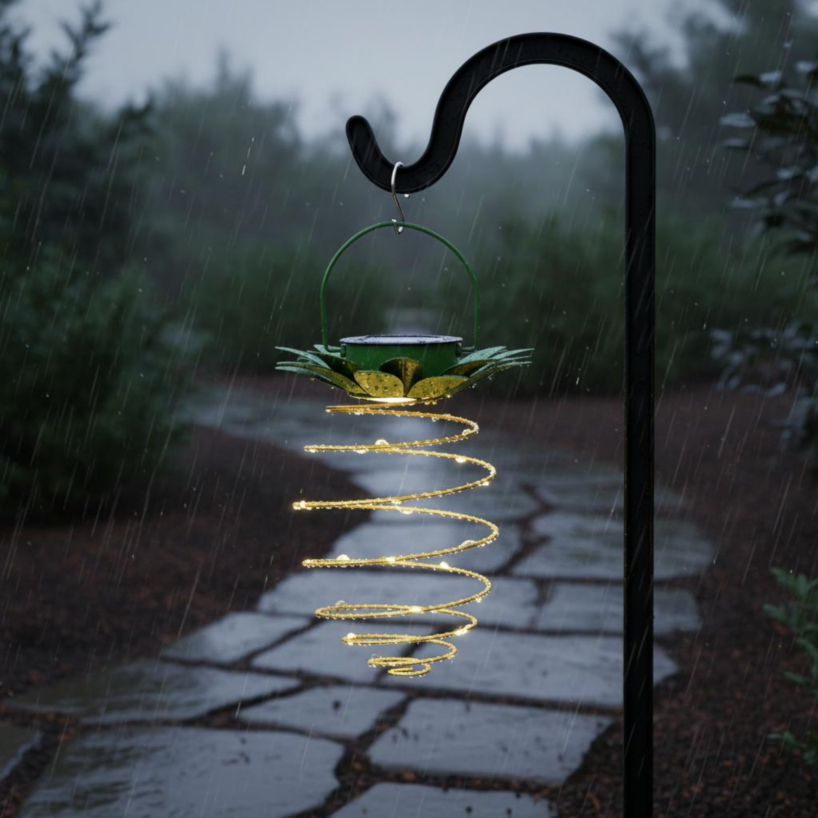 2 Pieces Solar Pineapple Lamp  - Outdoor Lighting Design 评论和价格