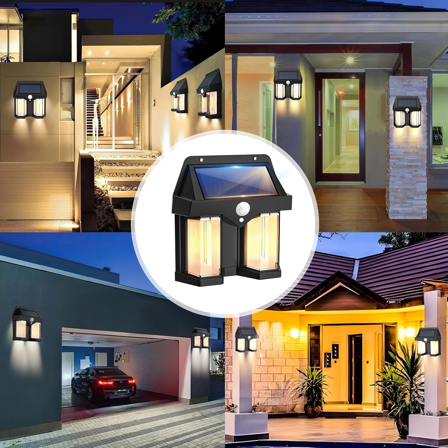 Solar Powered Wall Light Vinta - Solar Wall Sconce 评论和价格