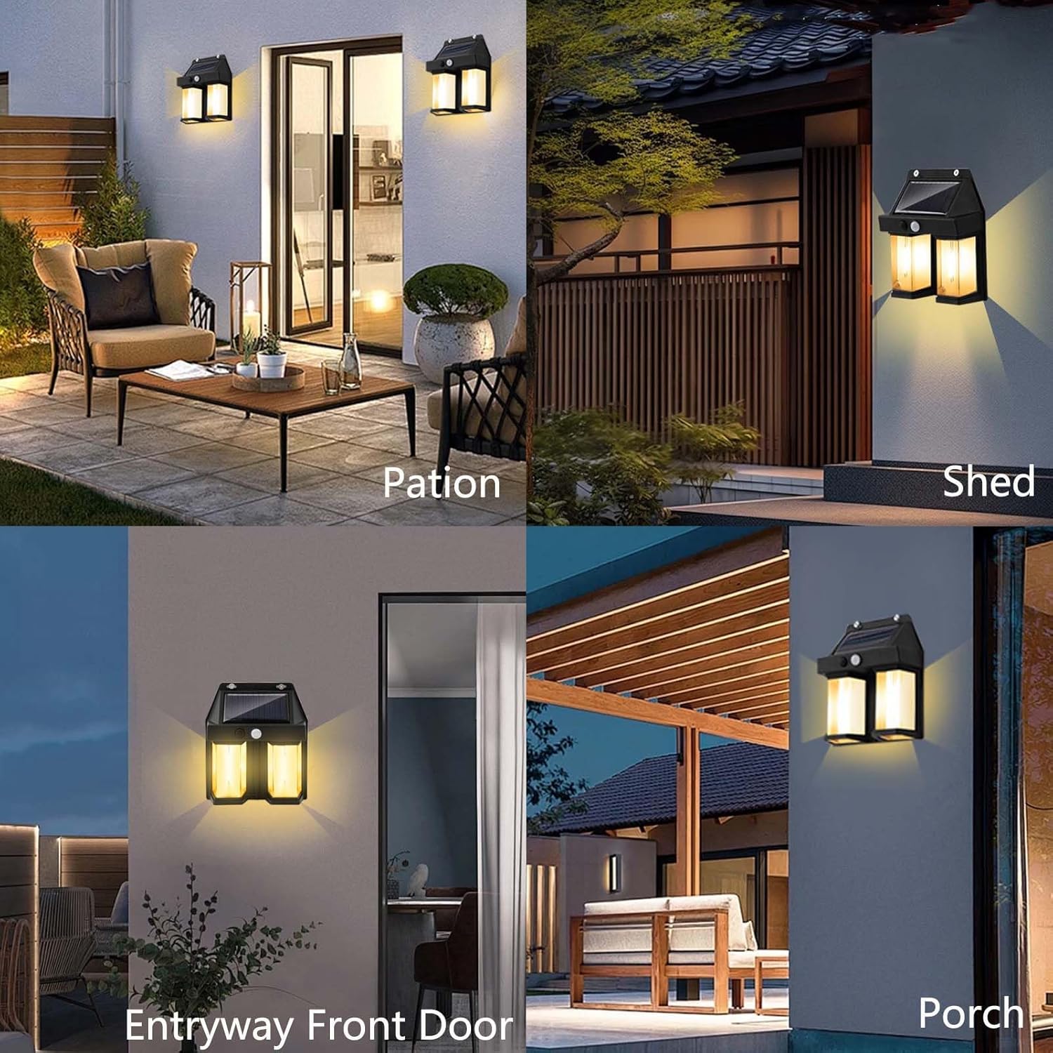 Solar Powered Wall Light Vinta - Solar Wall Sconce 评论和价格