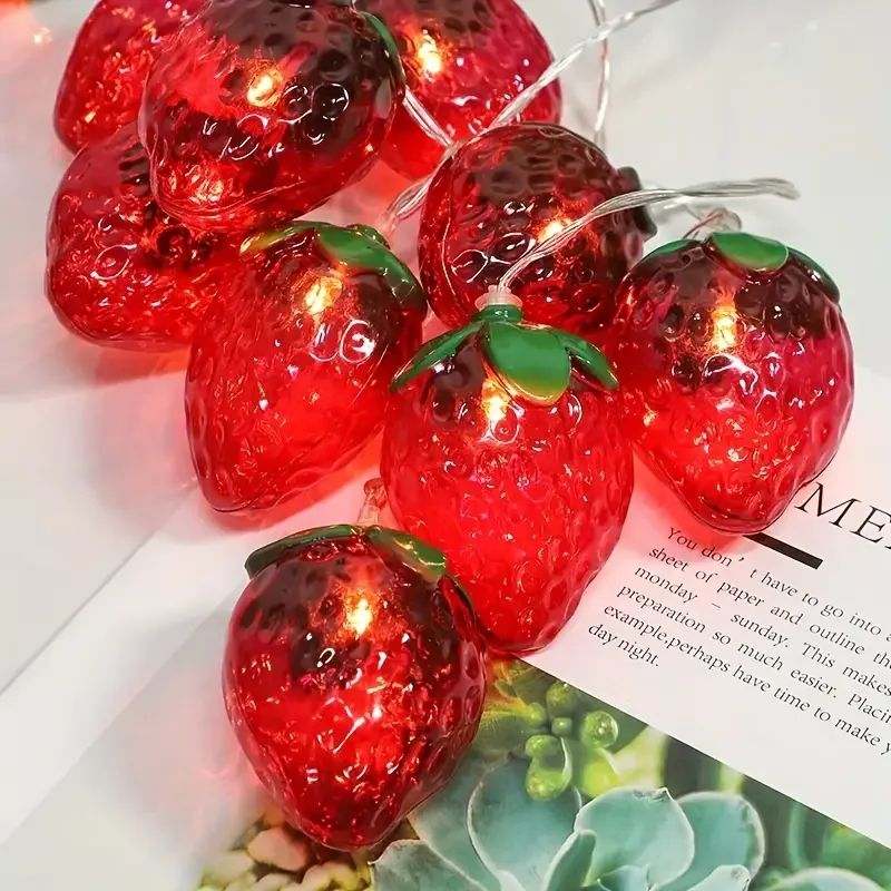 10/20/30/40 LED Strawberry Fai - Outdoor Lighting Battery Operated 评论和价格