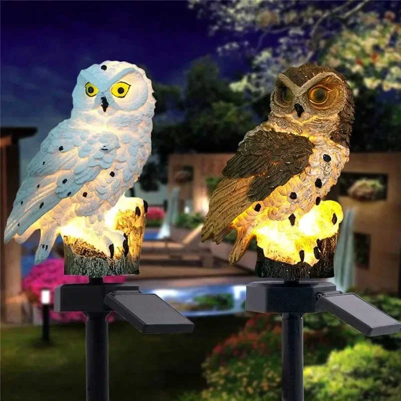 Solar Owl Statue Garden Light  - Halo Outdoor Lighting 评论和价格