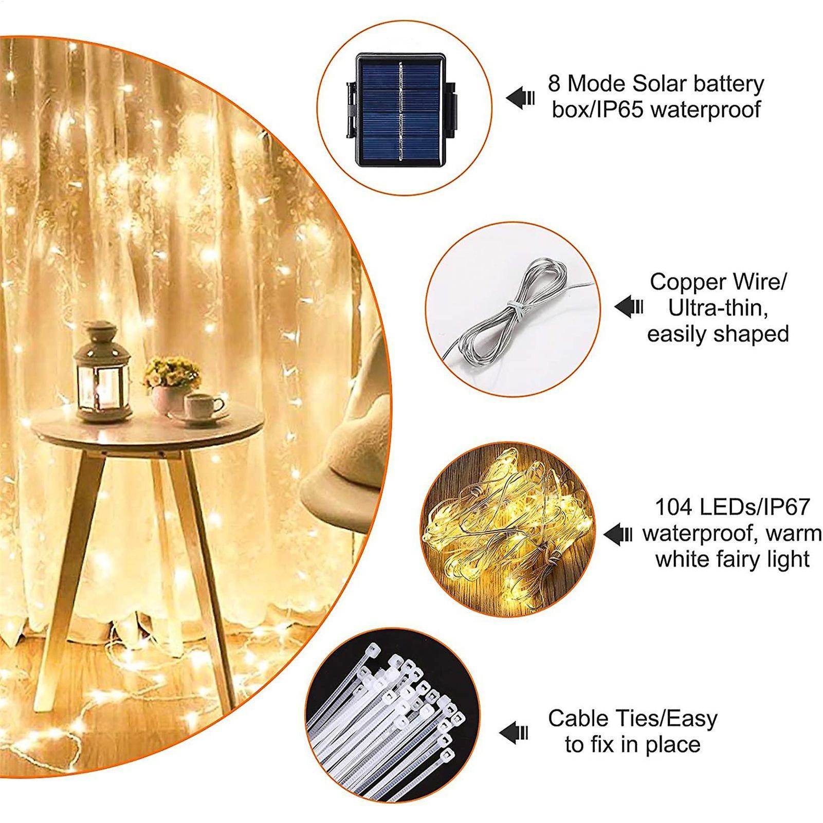 Solar Umbrella String Light 10 - Halo Outdoor Lighting 评论和价格