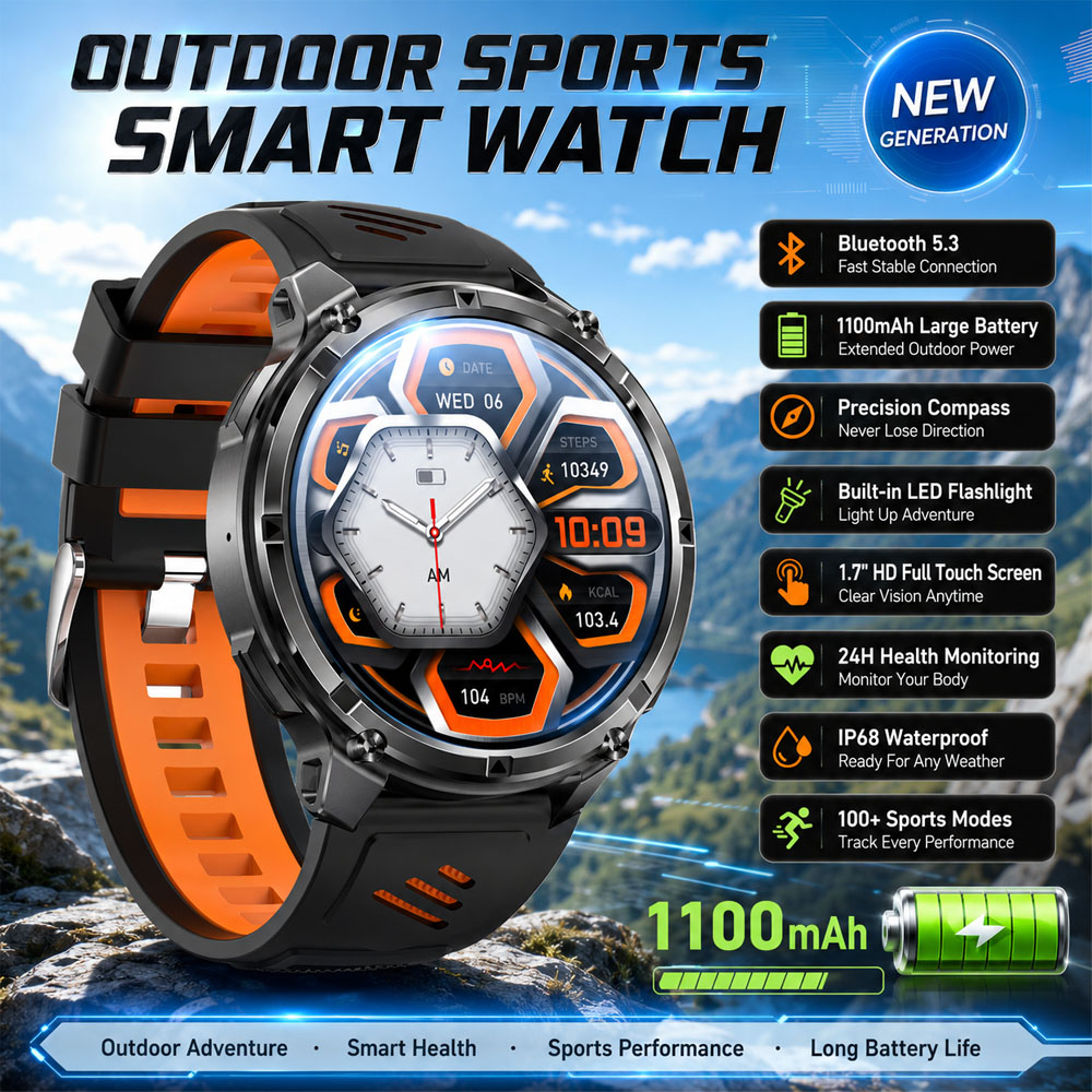 YAOCX AMOLED Smartwatch Men 11 - Outdoor Lighting Ip Rating 评论和价格