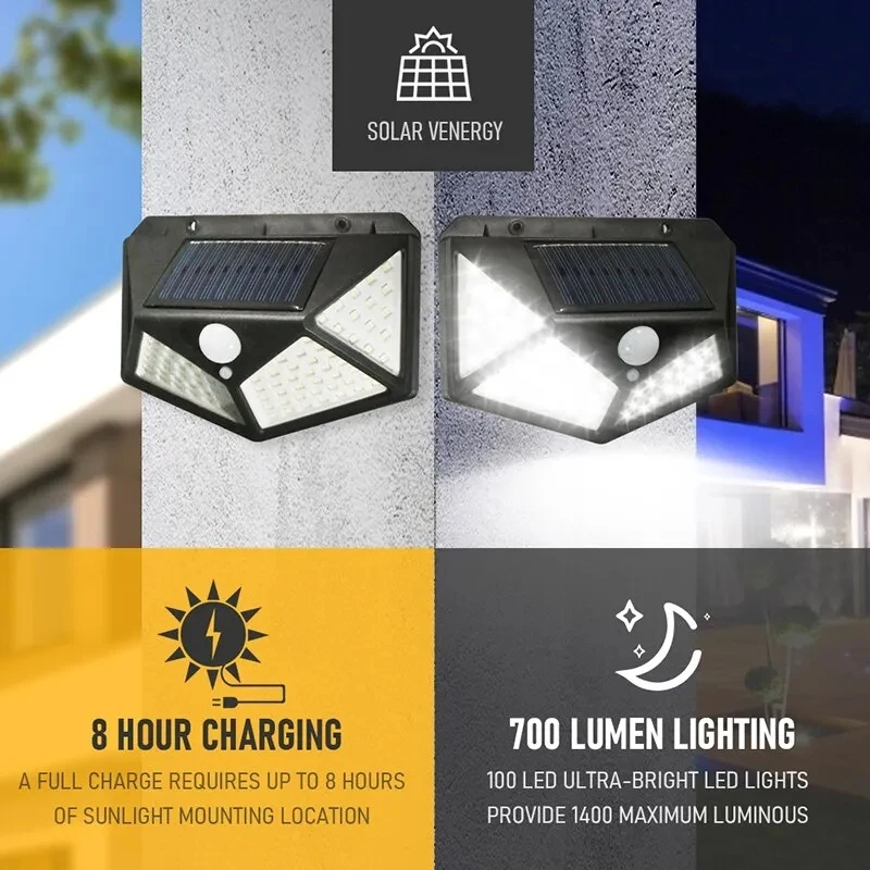 100Led Multifunctional Solar L - Halo Outdoor Lighting 评论和价格