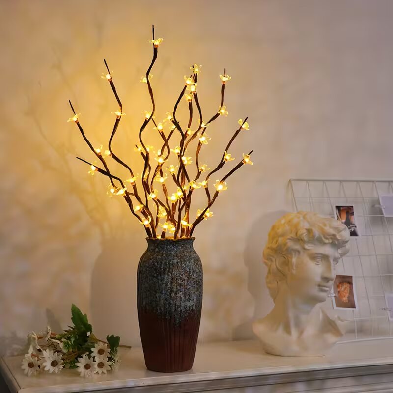 1/2PC 20LED Cherry Blossom Tre - Outdoor Lighting Battery 评论和价格