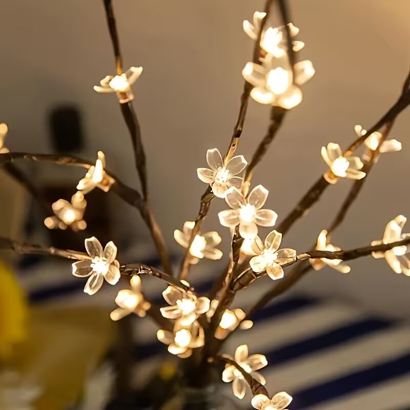 1/2PC 20LED Cherry Blossom Tre - Outdoor Lighting Battery 评论和价格