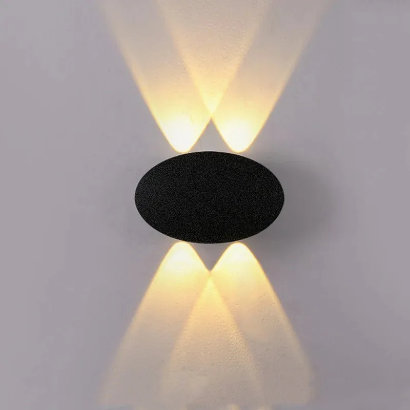 Modern Simple LED 4W Oval Outd - Outdoor Lighting Voltage 评论和价格