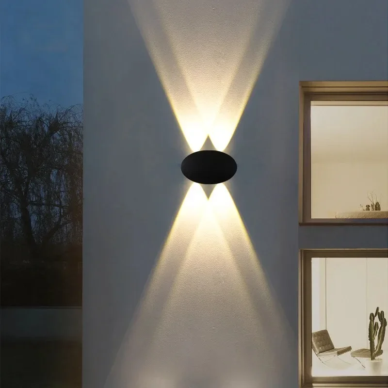 Modern Simple LED 4W Oval Outd - Outdoor Lighting Voltage 评论和价格