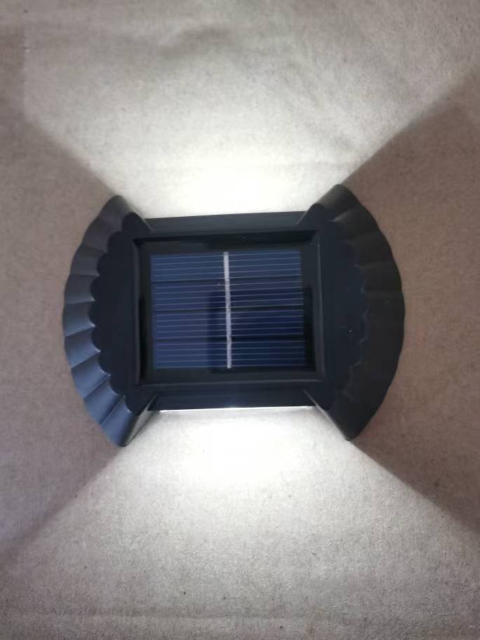 Solar Wall Light 2/8LED Waterp - Outdoor Lighting For Your Yard 评论和价格