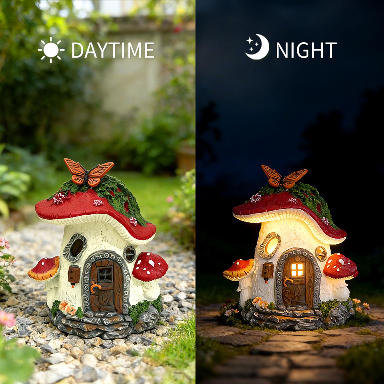 Solar Garden Figurines Unique  - Outdoor Lighting Unique 评论和价格