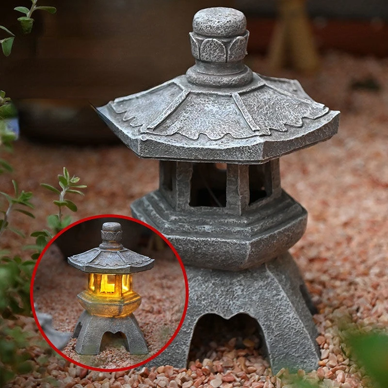 Solar LED Pagoda Lantern for B - Outdoor Lighting Architectural 评论和价格