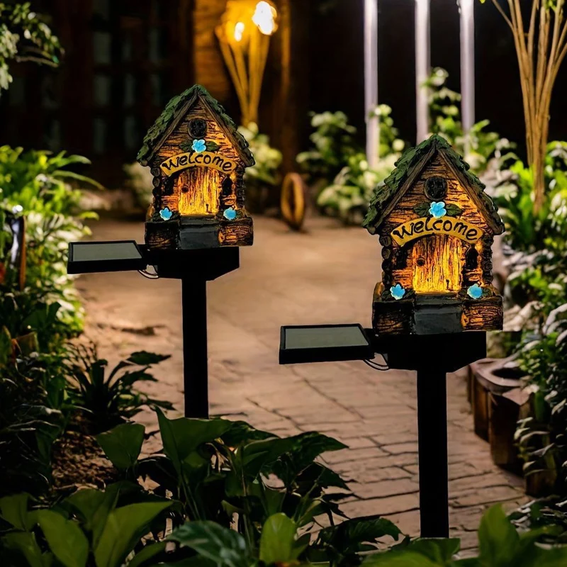 1pc Creative Solar Resin Mushr - Outdoor Lighting Architectural 评论和价格