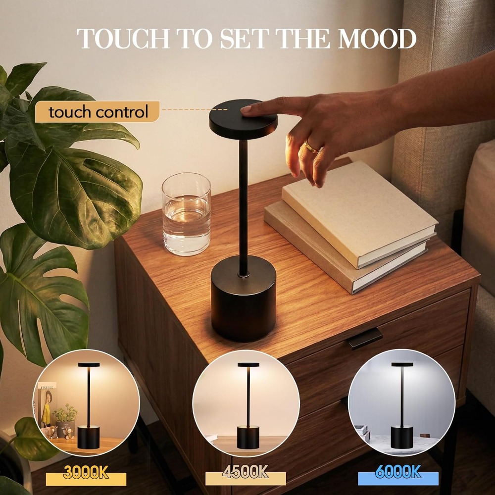 Cordless Table Lamp Set 5000mA - Outdoor Lighting Battery 评论和价格
