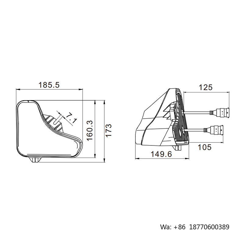 Emark 75W Triangle Industrial  - Led Flood Light 评论和价格