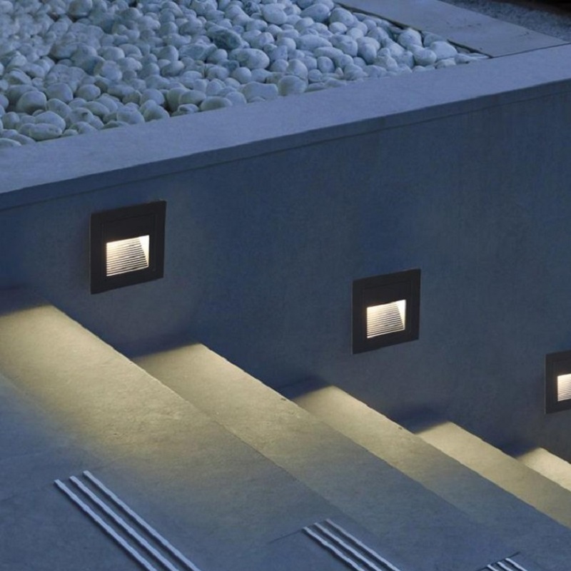 LED Deck Step Light 15Leds IP6 - Outdoor Lighting Recessed 评论和价格