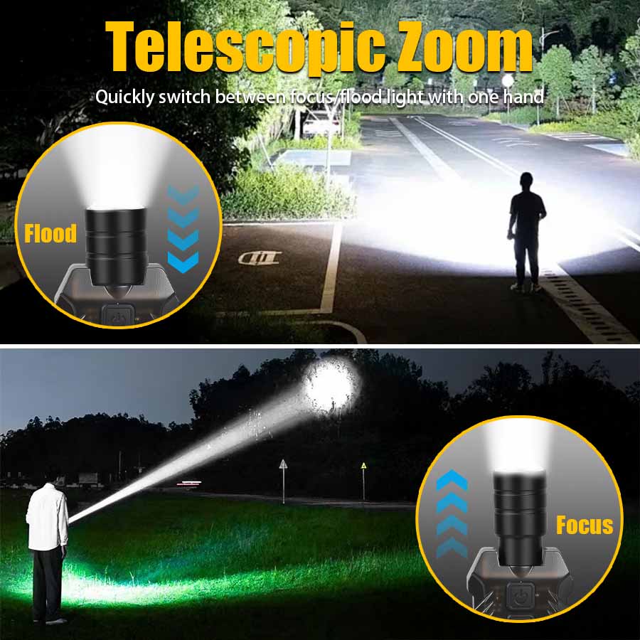 Rechargeable Powerful EDC Flas - Led Flood Light 评论和价格