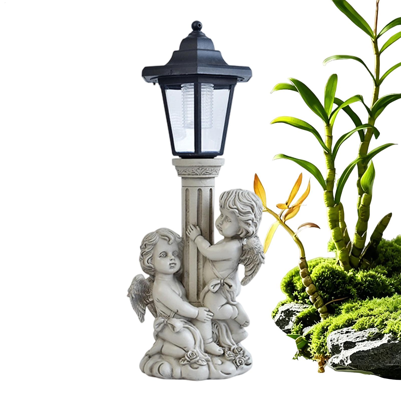 Garden Statues Light Up Auto O - Outdoor Lighting For Home 评论和价格